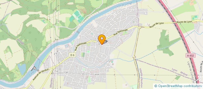 localisation de l'entreprise MADAME GRAZYNA ZANOWSKA à JONAGE