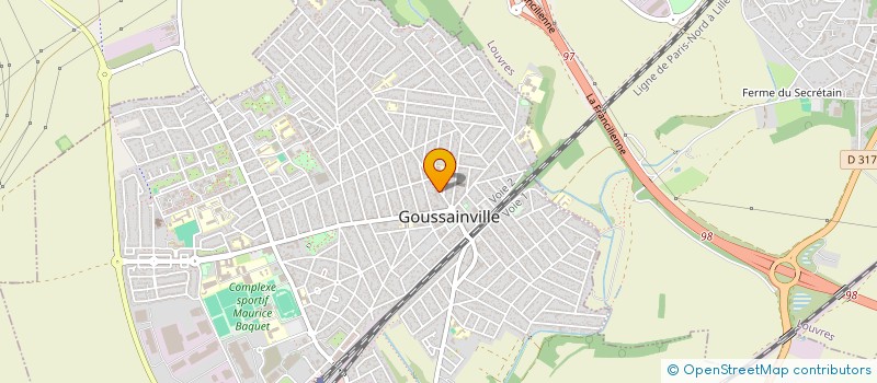 localisation de l'entreprise MADAME GRAZZIELA MAMBUENE LONDO  GOUSSAINVILLE