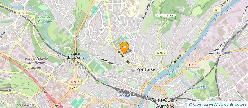 localisation de l'entreprise MADAME GRECIA FERREIRA DE SOUSA  PONTOISE