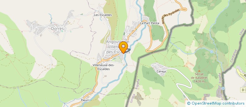 localisation de l'entreprise MADAME GREGORIANE GIMENEZ  ANGOUSTRINE-VILLENEUVE-DES-ESCALDES