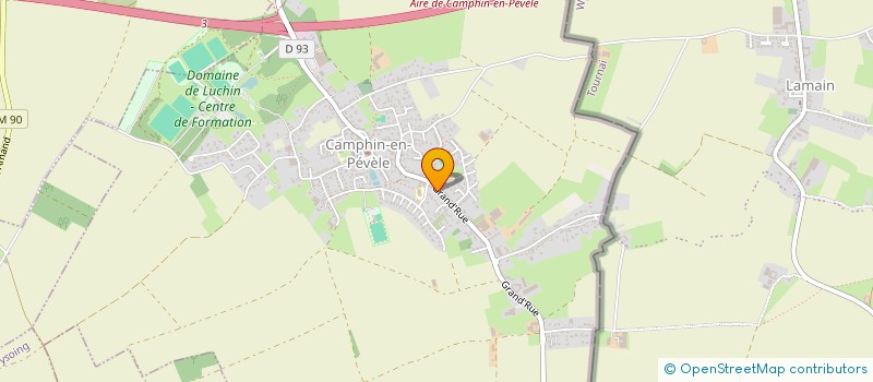 localisation de l'entreprise MADAME GREGORINE TACK à CAMPHIN-EN-PEVELE