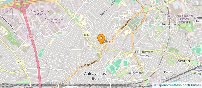 localisation de l'entreprise MADAME GREGORIO LO GIUDICE à AULNAY SOUS BOIS