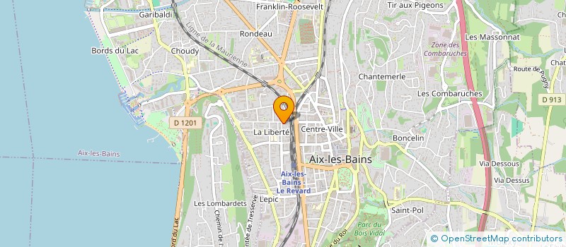 localisation de l'entreprise MADAME GREGORY JOMAIN à AIX-LES-BAINS