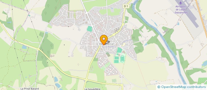 localisation de l'entreprise MADAME GREGORY PIGACHE  L'HUISSERIE