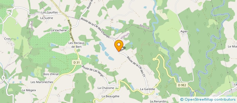 localisation de l'entreprise MADAME GRELY OSORIO JIMENEZ  VIGNOLS