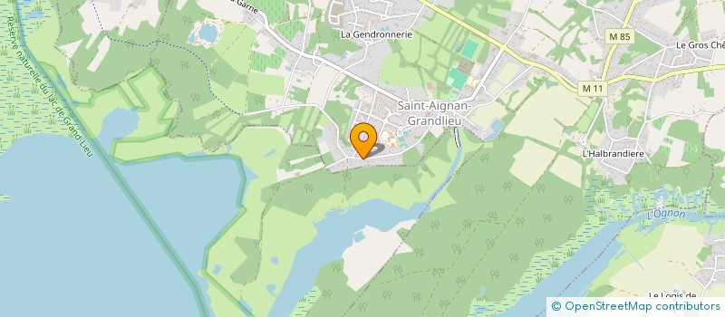 localisation de l'entreprise MADAME GRESA MULAJ  SAINT-AIGNAN-GRANDLIEU