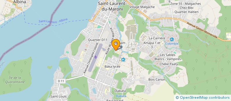 localisation de l'entreprise MADAME GRETA BALBIN à SAINT-LAURENT-DU-MARONI