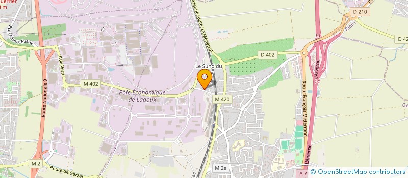 localisation de l'entreprise MADAME GRETA DA SILVA  GERZAT