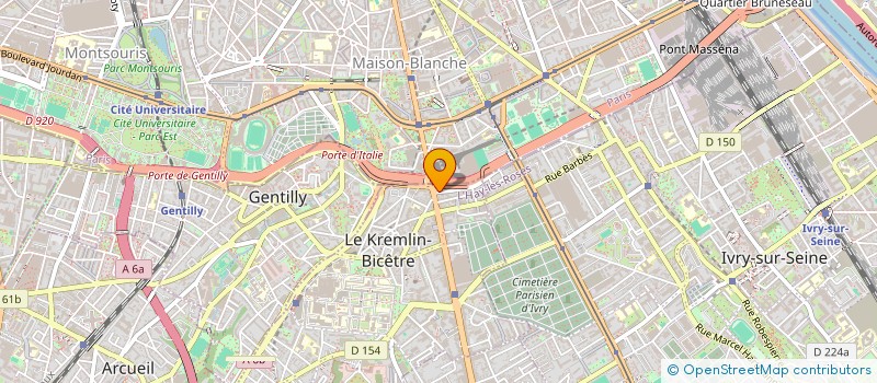 localisation de l'entreprise MADAME GRETA KUQJA  LE KREMLIN-BICETRE