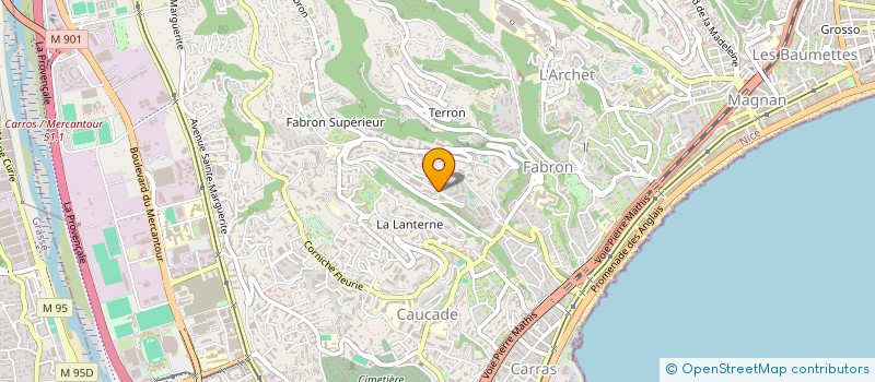 localisation de l'entreprise MADAME GRETA PELUDERO à NICE