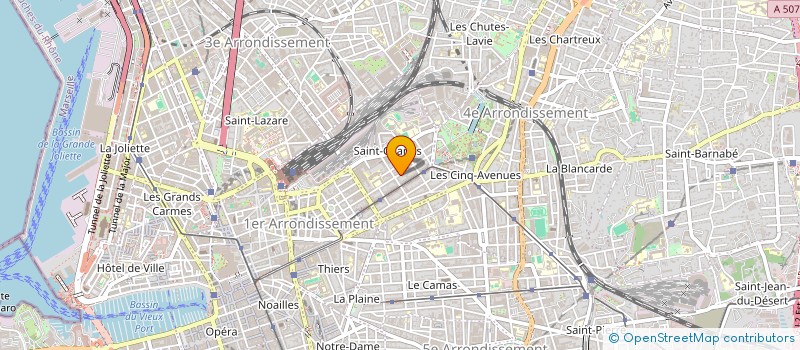 localisation de l'entreprise MADAME GRETA SANDON à MARSEILLE