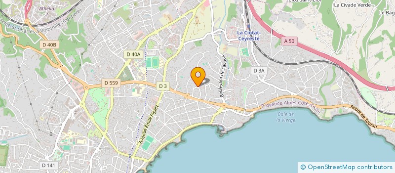 localisation de l'entreprise MADAME GRETA TONNENSEN à LA CIOTAT