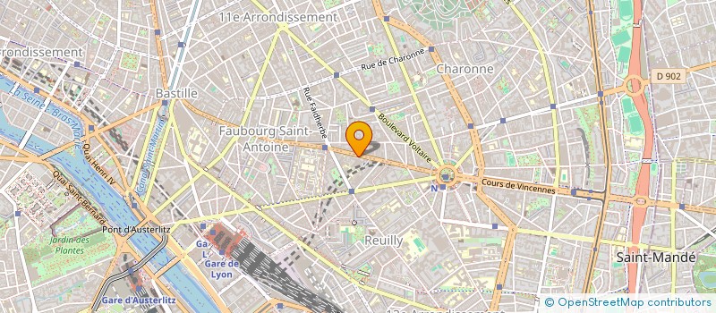 localisation de l'entreprise MADAME GRETCHEN AMUSSEN  PARIS 12