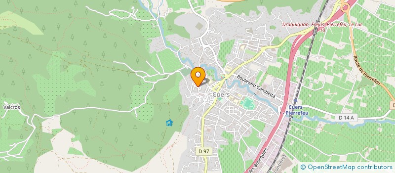localisation de l'entreprise MADAME GRETEL BOUQUET  CUERS
