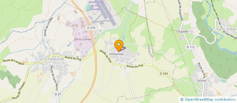 localisation de l'entreprise MADAME GRETEL CHAZAL à CHASPUZAC