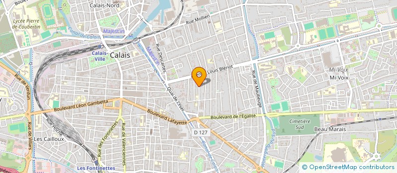 localisation de l'entreprise MADAME GRETTA GOURDIN  CALAIS