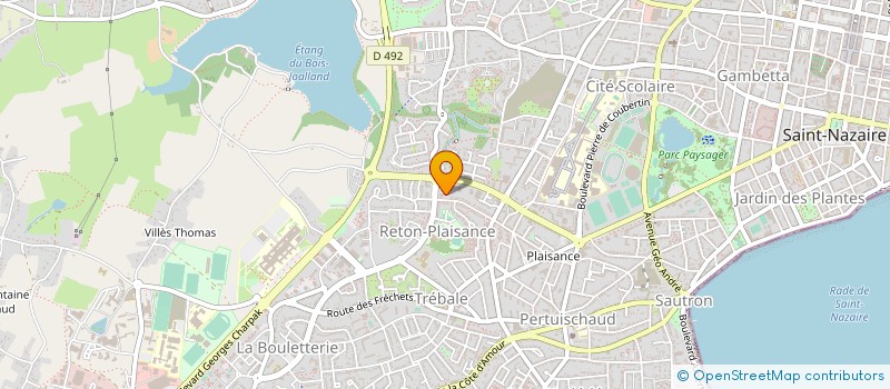 localisation de l'entreprise MADAME GRICEL ALEJANDRA SALINAS FERNANDEZ  SAINT-NAZAIRE