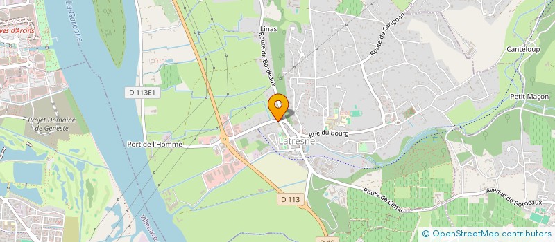 localisation de l'entreprise MADAME GRICELDA GUZMAN GARCIA  LATRESNE