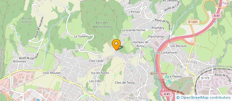 localisation de l'entreprise MADAME GRUMEAU PEDAL'O  EPAGNY METZ-TESSY