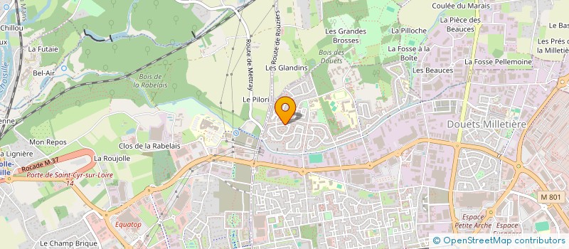 localisation de l'entreprise MADAME GUADALUPE VICO GONZALEZ  TOURS