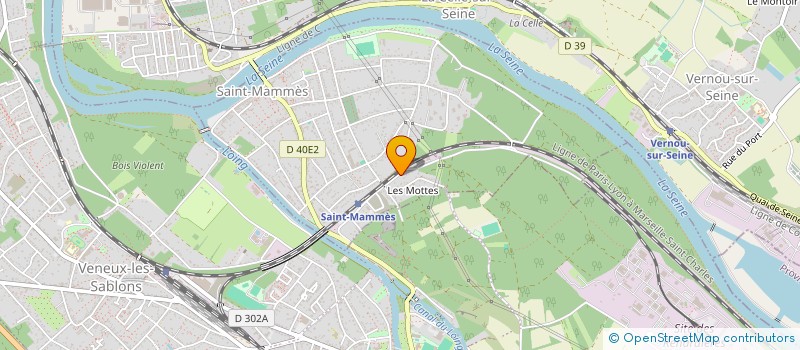 localisation de l'entreprise MADAME GUAELLE MEGUO TCHOMDJA  SAINT-MAMMES