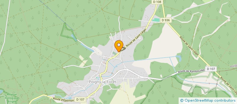 localisation de l'entreprise MADAME GUANNAN LI  POIGNY-LA-FORET