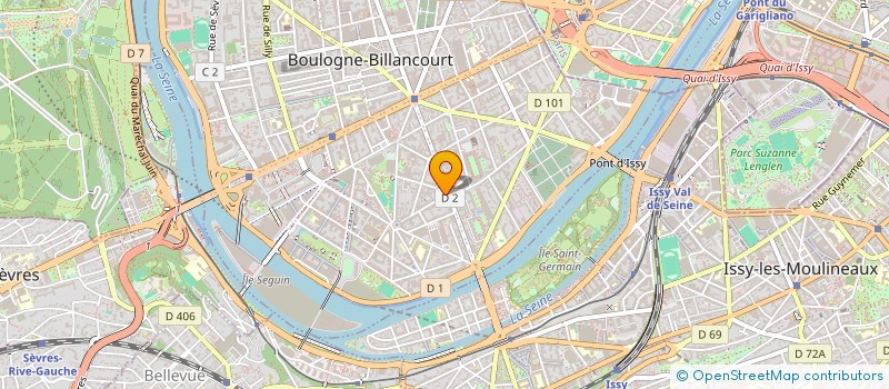 localisation de l'entreprise MADAME GUANNAN MIAO à BOULOGNE-BILLANCOURT