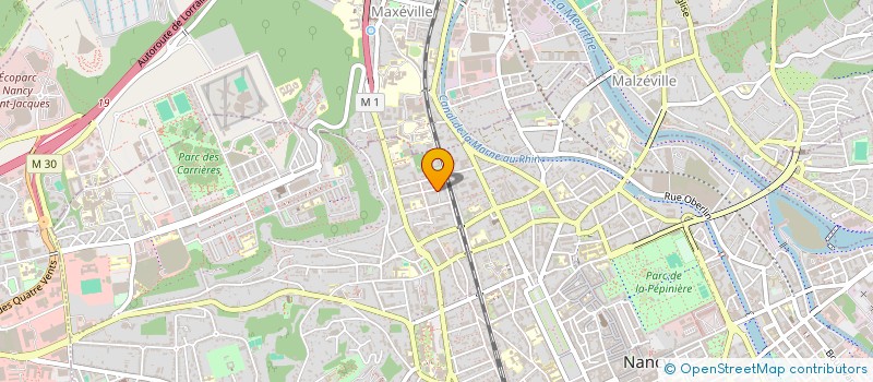 localisation de l'entreprise MADAME GUARINA MELLE-FEQUI  NANCY