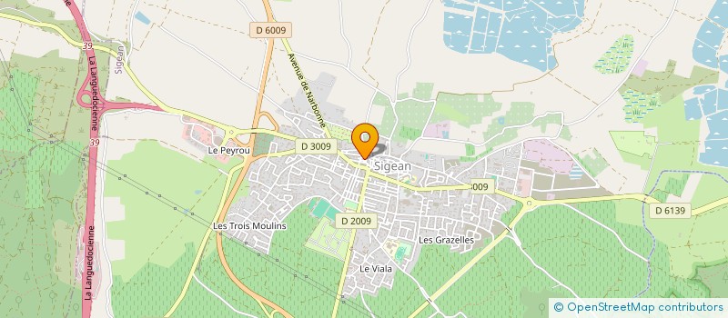 localisation de l'entreprise MADAME GUDRUN ANN BRAMHAM  SIGEAN