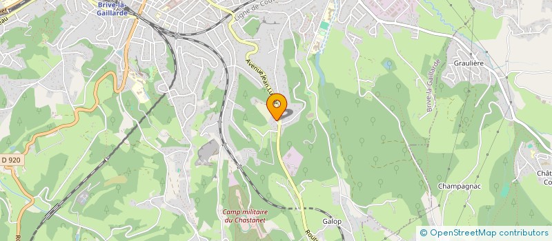 localisation de l'entreprise MADAME GUDRUN VIDIEU à BRIVE LA GAILLARDE