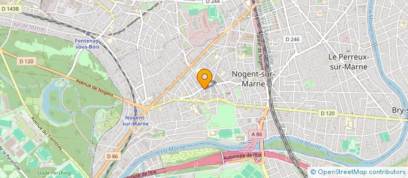 localisation de l'entreprise MADAME GUDULE ESCLAPEZ  NOGENT-SUR-MARNE