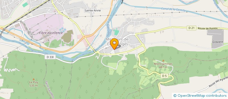 localisation de l'entreprise MADAME GUE CHAN BESSET  MIRAMONT DE COMMINGES