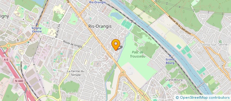 localisation de l'entreprise MADAME GUENAEL LACROIX à RIS-ORANGIS
