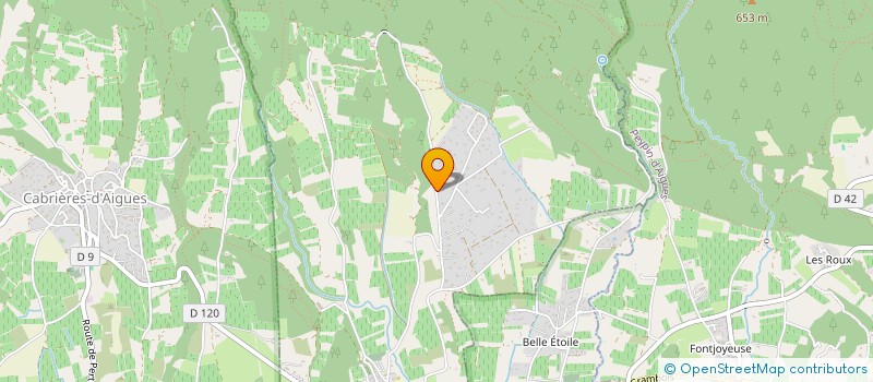 localisation de l'entreprise MADAME GUENAELE GANDIN  LA MOTTE-D'AIGUES