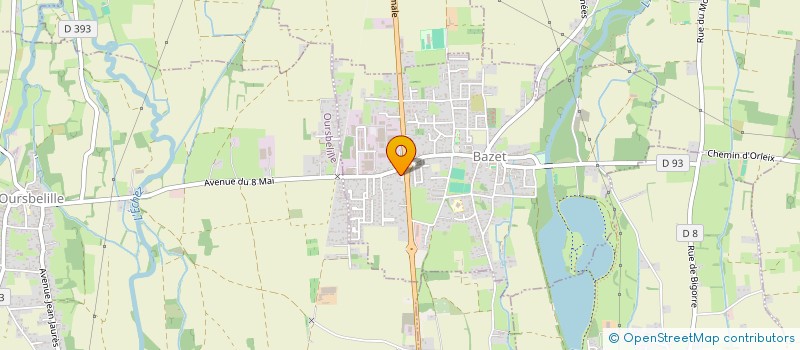 localisation de l'entreprise MADAME GUENAELLE FERNANDES  BAZET