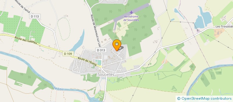 localisation de l'entreprise MADAME GUENAELLE PAVOISNE  RIVES-DU-LOIR-EN-ANJOU