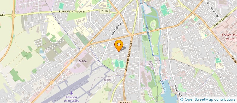 localisation de l'entreprise MADAME GUENAELLE PERCHEC  BOURGES