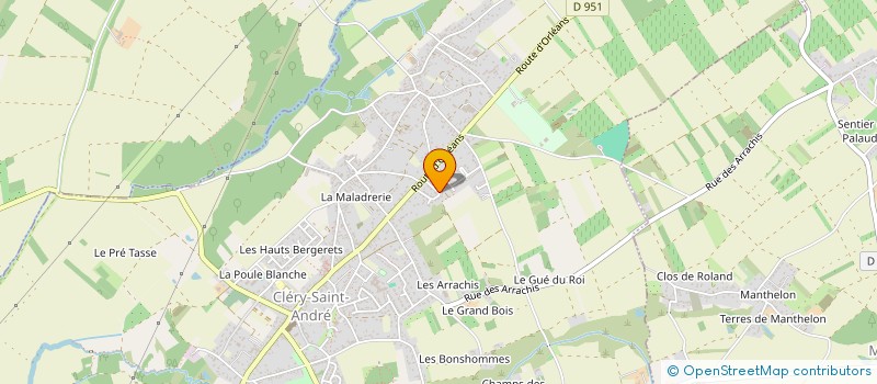 localisation de l'entreprise MADAME GUENAELLE PERRON à CLERY-SAINT-ANDRE