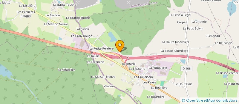 localisation de l'entreprise MADAME GUENAELLE SEIGNEUR  LA GRAVELLE