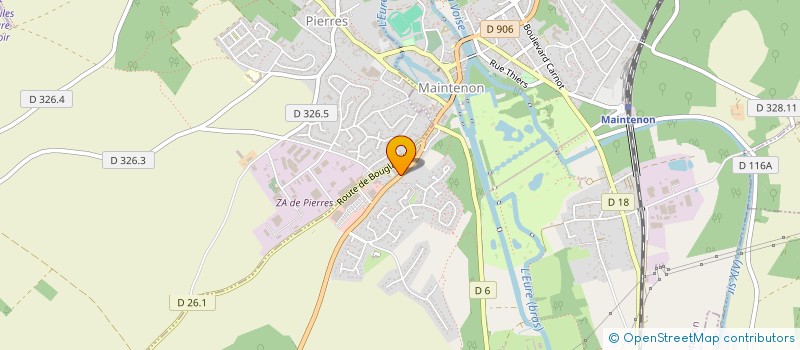 localisation de l'entreprise MADAME GUENAELLE VITEL à MAINTENON