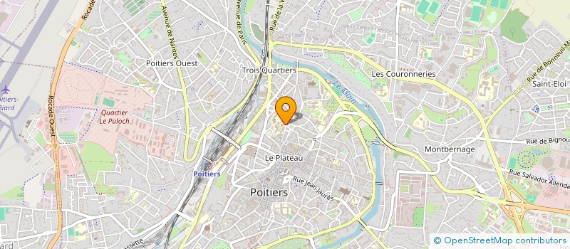 localisation de l'entreprise MADAME GUENIEVRE DICEV  POITIERS