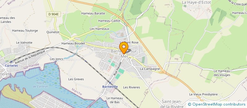 localisation de l'entreprise MADAME GUENIEVRE GUILLO à BARNEVILLE-CARTERET