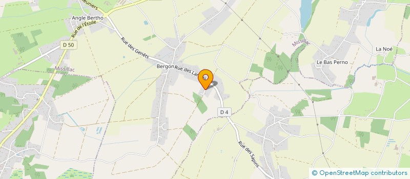 localisation de l'entreprise MADAME GUENOLA CHICOT GUERIN  MISSILLAC