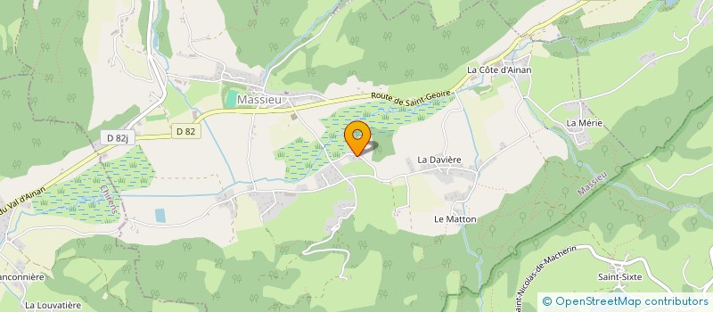 localisation de l'entreprise MADAME GUENOLA CHOQUARD  MASSIEU