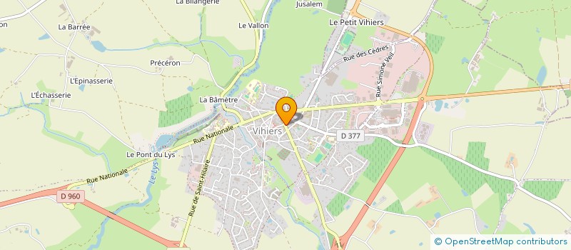 localisation de l'entreprise MADAME GUENOLA DUBOIS à LYS-HAUT-LAYON