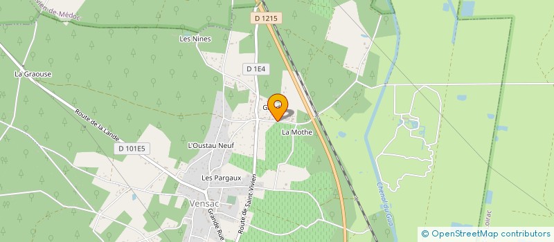 localisation de l'entreprise MADAME GUENOLA GIROTTI  VENSAC