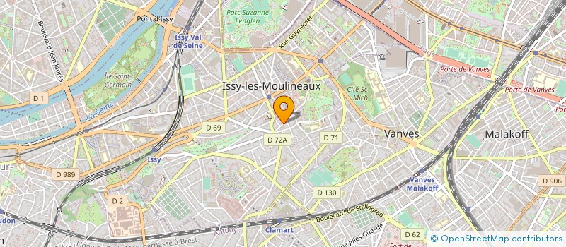 localisation de l'entreprise MADAME GUENOLEE COURAND à ISSY-LES-MOULINEAUX