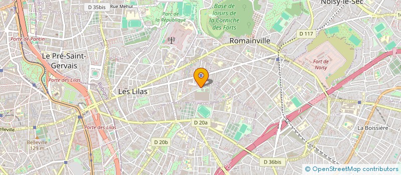 localisation de l'entreprise MADAME GUENOU MINTE à LES LILAS
