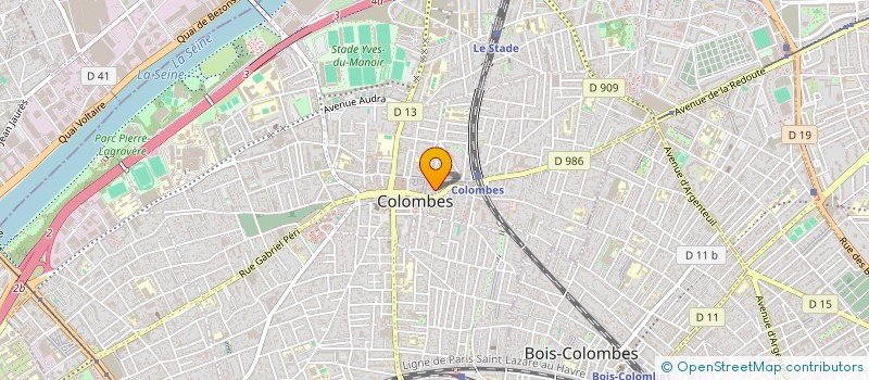 localisation de l'entreprise MADAME GUERRERO MARIA DEL CARMEN à COLOMBES
