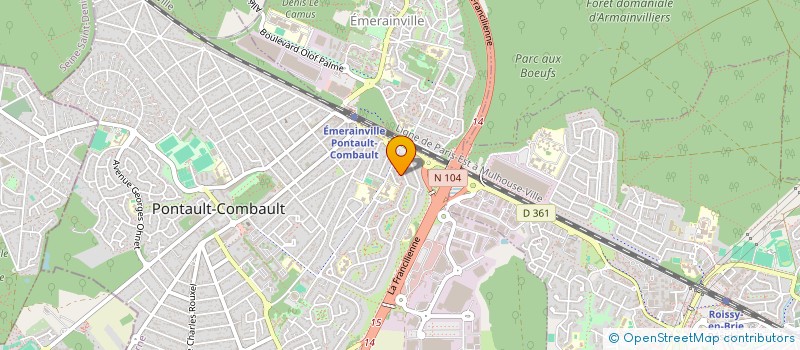 localisation de l'entreprise MADAME GUEYHINELOU KAKOU ZINTA à PONTAULT-COMBAULT